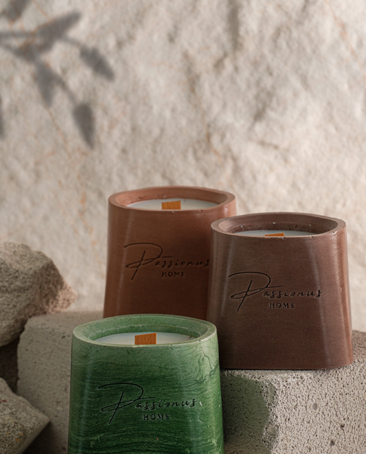 renkli beton kokulu mum geniş yüzey alarga