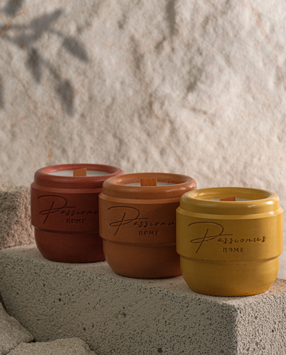 renkli beton kokulu mum kemerli alesta