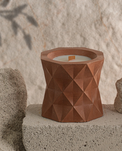 kahverengi beton kokulu mum baklava difana