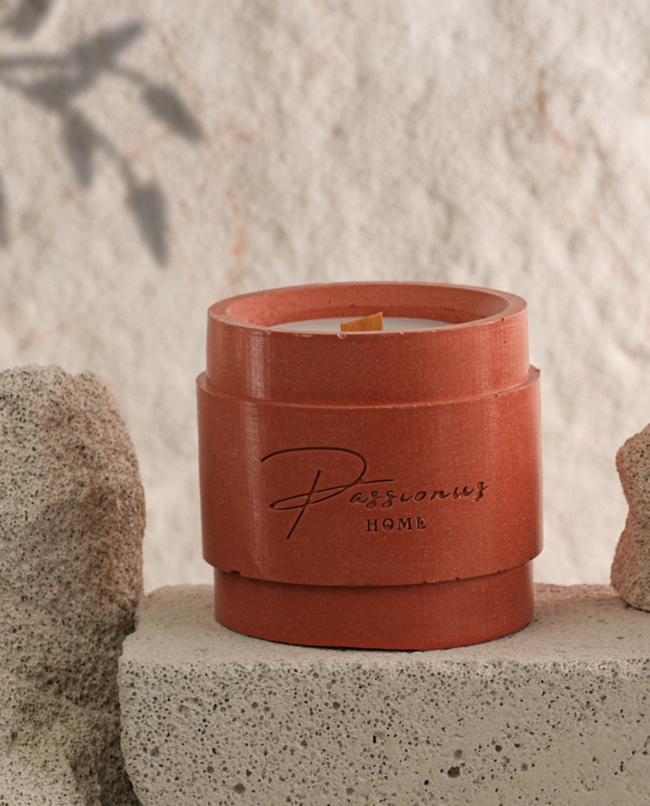 kırmızı beton kokulu mum kemerli cenova